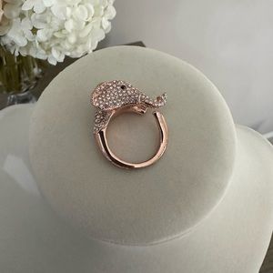 Stella & Dot Rose Gold Elephant Head Ring